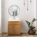 Design House 597864 Brookings Shaker 2-Door Bathroom Vanity with Cultured Marble 4 inch Centerset Solid White Top