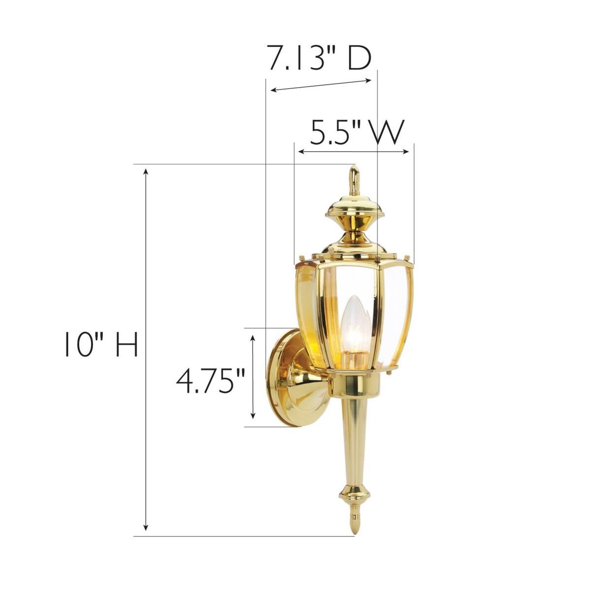 Design House Jackson 1 Light 6" Wide Outdoor Wall Sconce