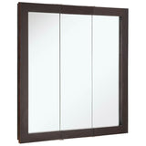Design House Ventura Espresso Bathroom Medicine Cabinet Mirror