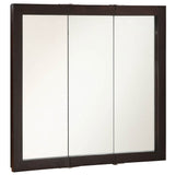 Design House Ventura Espresso Bathroom Medicine Cabinet Mirror