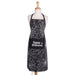 Design Imports Gold Skull Print Chef Kitchen Apron