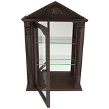 Design Toscano Essex Hall Hardwood Wall Curio Cabinet