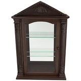 Design Toscano Essex Hall Hardwood Wall Curio Cabinet