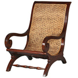 Design Toscano Handcrafted Mahogany Wood British Plantation Chair