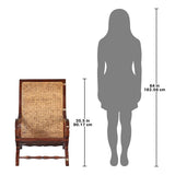 Design Toscano Handcrafted Mahogany Wood British Plantation Chair