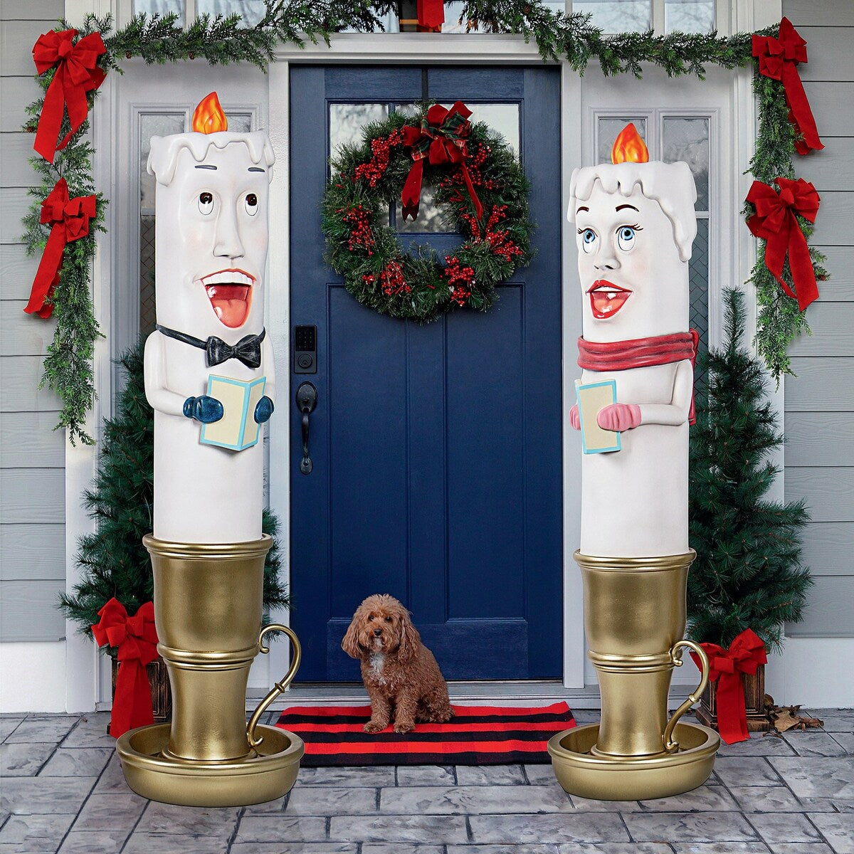 Design Toscano Hans Holiday Luminary Statue