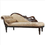 Design Toscano Swan Fainting Couch Left