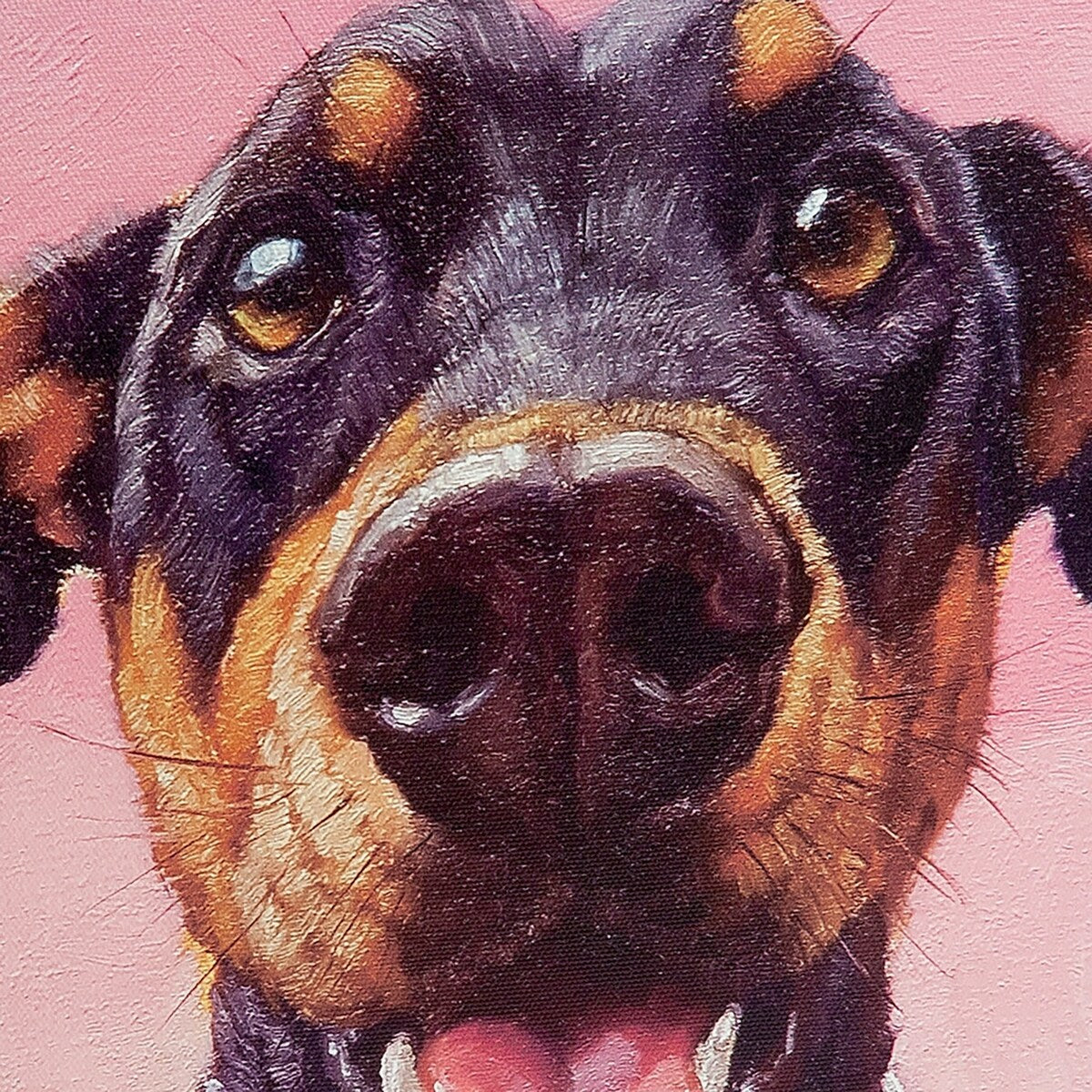 Design Toscano 'Follow Your Nose, No. 12 Miniature Doberman Pincher' Dog Canvas Wrap Replica Painting