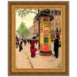 Design Toscano 'Paris Kiosk, 1880-84' Made-to-order Canvas Painting