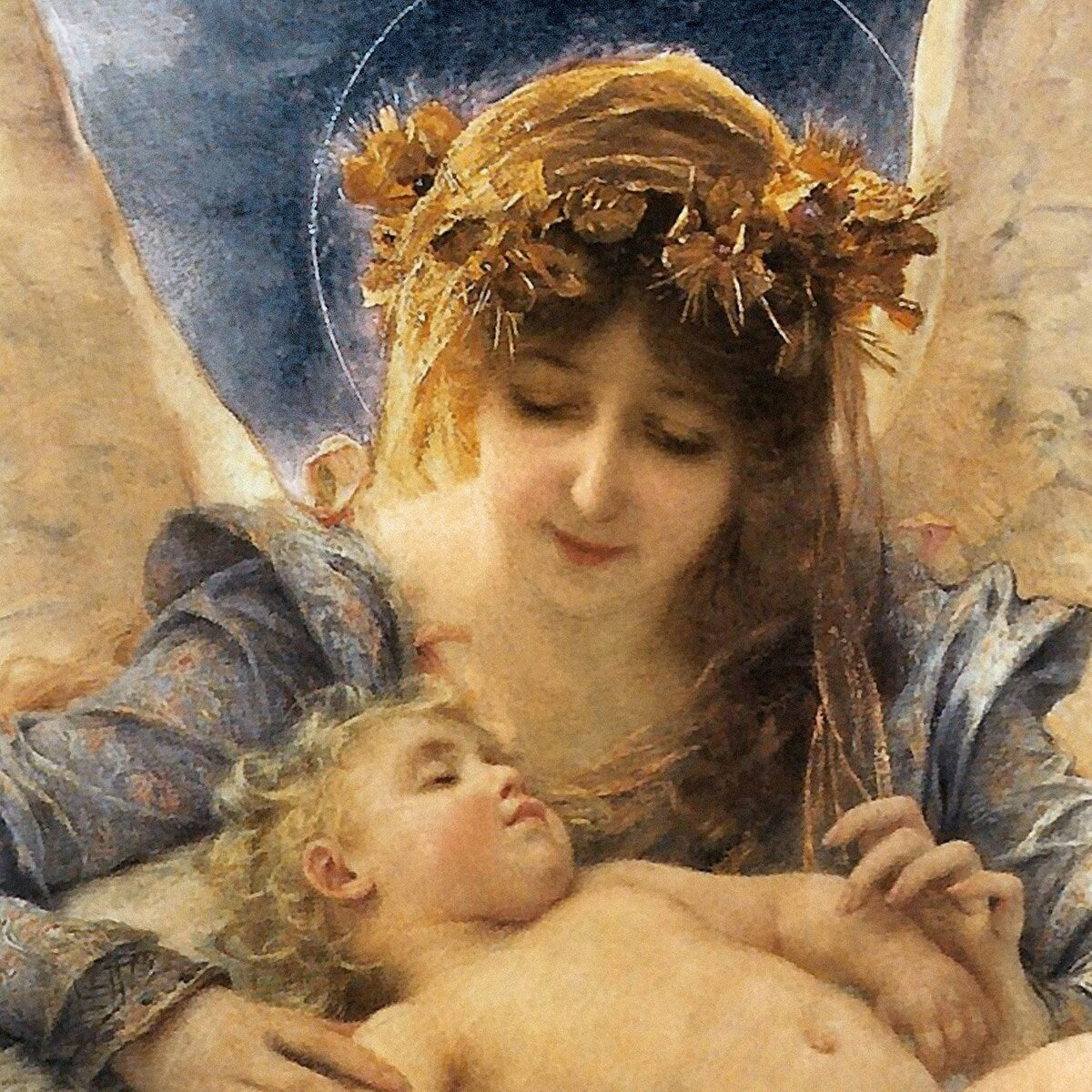 Design Toscano 'The Guardian Angel, 1874' Made-to-order Canvas Painting