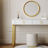 Design White Desk with Drawers