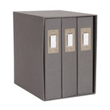 DesignOvation Cydney Linen Fabric Photo Albums (Set of 3)