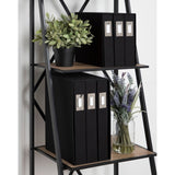 DesignOvation Cydney Linen Fabric Photo Albums (Set of 3)