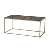 Designart 'Glam Gold Chandelier' Metal Transitional Coffee Table