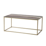 Designart 'Purple Glam Storm III' Metal Shabby Chic Coffee Table