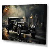 Designart "1950S Car Monochrome Vintage I" Car Vintage Wall Art