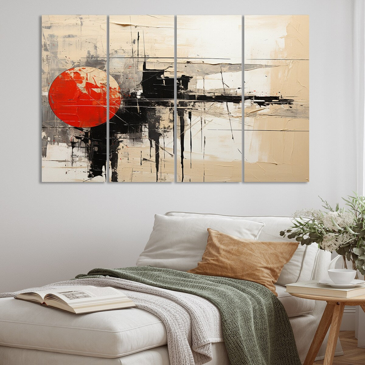 Designart "Abstract Duality III" Abstract Collages Metal Wall Décor Set