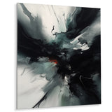 Designart "Abstracted Liquid Movements II" Abstract Liquid Ink Metal Wall Art