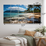 Designart "Aloha Tropical Dreamscape II" Maui Wall Art Prints Set
