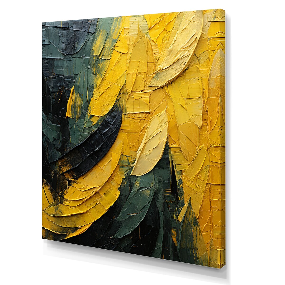 Designart "Amber Abstract Mango Fruit" Fruits Wall Art