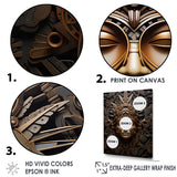 Designart "Ancient Aztec Mask" African Mask Wall Art