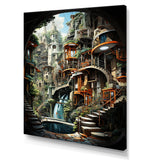 Designart "Animation Futurist City" Animation Wall Art