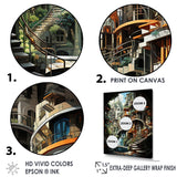 Designart "Animation Futurist City" Animation Wall Art