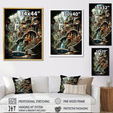 Designart "Animation Futurist City" Animation Wall Art