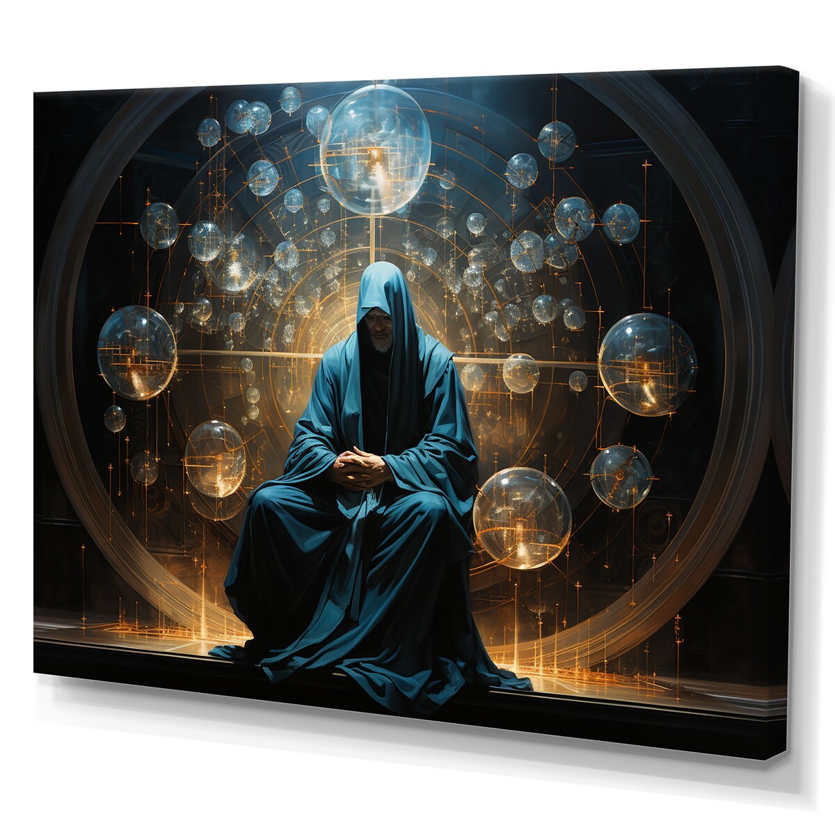 Designart "Apostolic Azure Christianity Art II" Christianity Wall Art