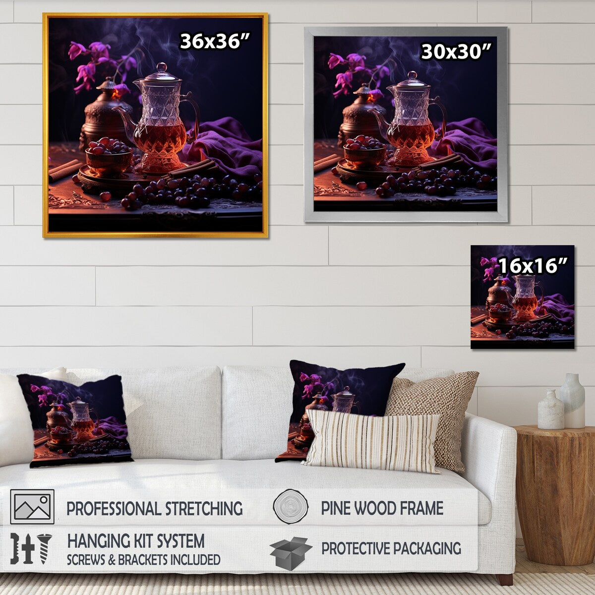 Designart "Arabian Aromas Tea Fusion I" Coffee Wall Art