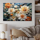 Designart "Asian Art Koi Dance I" Asian Metal Wall Décor Set
