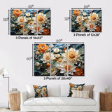 Designart "Asian Art Koi Dance I" Asian Metal Wall Décor Set