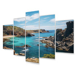 Designart "Australia Coastal Beauty I" Coastal Wall Art Prints Set