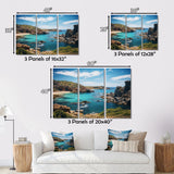 Designart "Australia Coastal Beauty I" Coastal Wall Art Prints Set