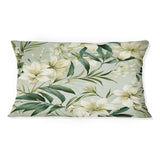 Designart "Bamboo Whispers Tropical Pattern III" Tropical Printed Throw Pillow