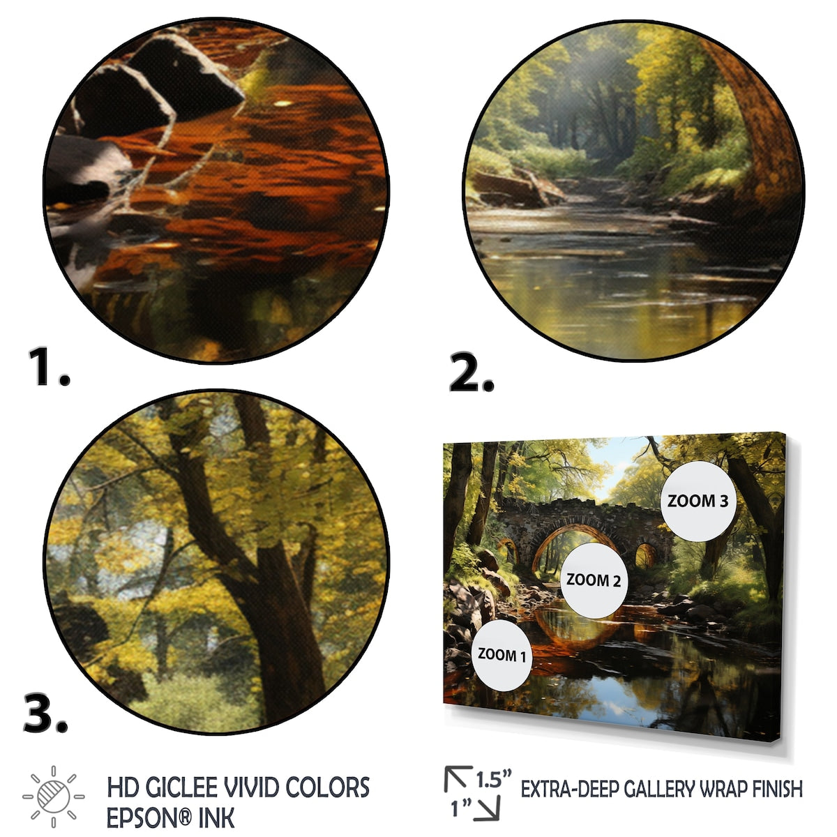 Designart "Beige Bridge Whispers Of History II" Architecture Metal Art Print Set