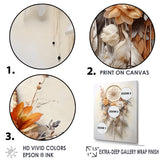 Designart "Beige Enchanting Dreamcatcher I" Dream Catcher Wall Art