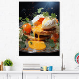 Designart "Benedict Eggs Breakfast III" Breakfast Wall Art