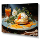 Designart "Benedict Eggs Breakfast II" Breakfast Wall Art