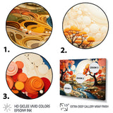Designart "Biomorphism Organic Forms I" Modern Metal Wall Decor Set