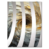 Designart "Blue And White Flowers With Branch" Modern Mirror Blue - Modern Large Wall Mirror For Bathroom