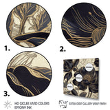 Designart "Blue Gold Carnation Flower I" Floral Carnation Canvas Prints