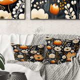 Designart "Bohemian Bliss Floral Pattern I" Floral Printed Throw Pillow