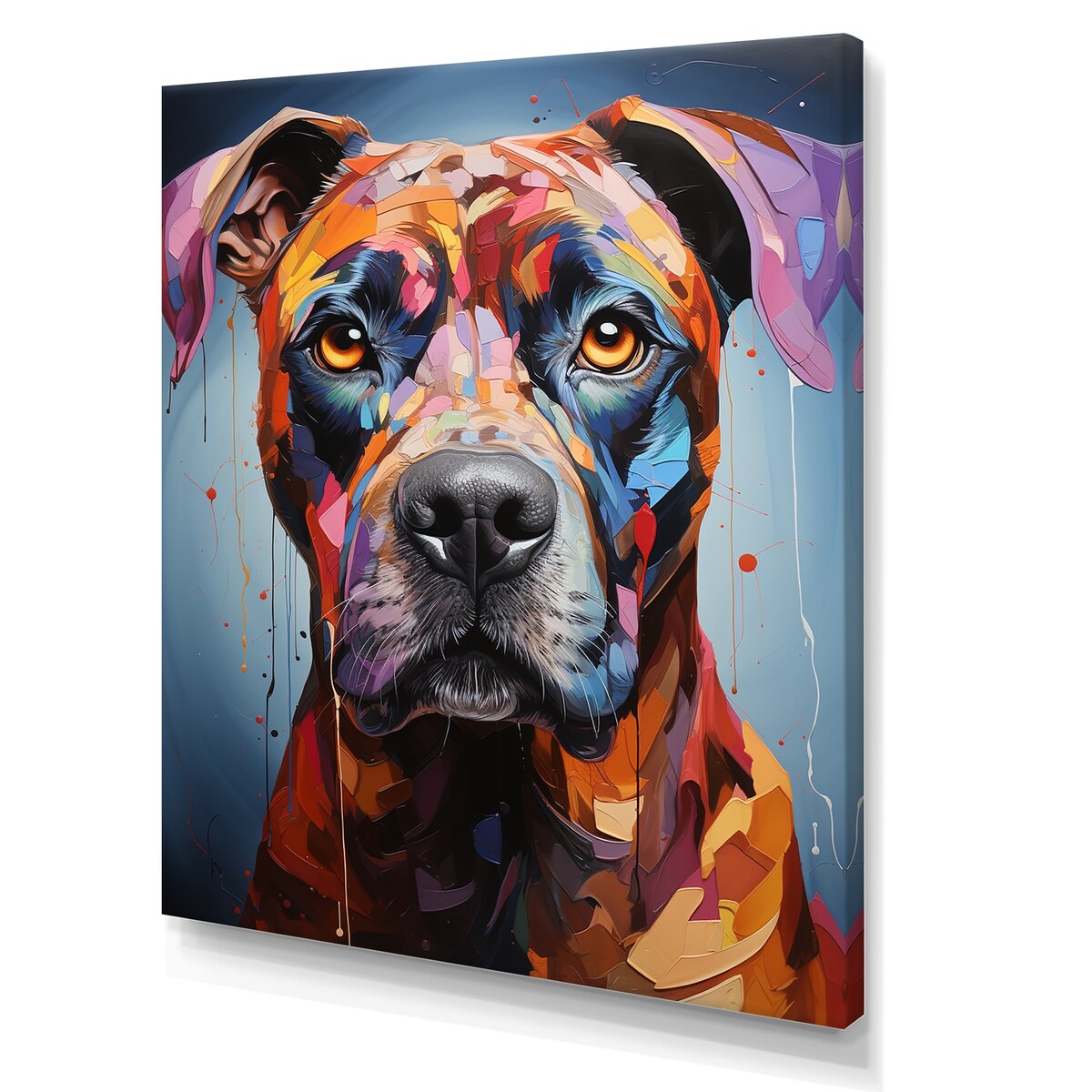 Designart "Boxer Boldness " Dog Wall Art
