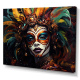 Designart "Cabaret Jazz Woman Portrait" Woman Fashion Wall Art