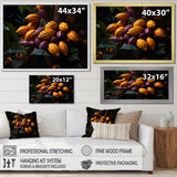 Designart "Cacao Confluence III" Cacao Wall Art