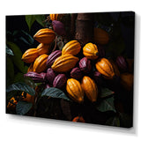 Designart "Cacao Confluence III" Cacao Wall Art