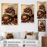 Designart "Cacao Velvet Vintage " Cacao Wall Art