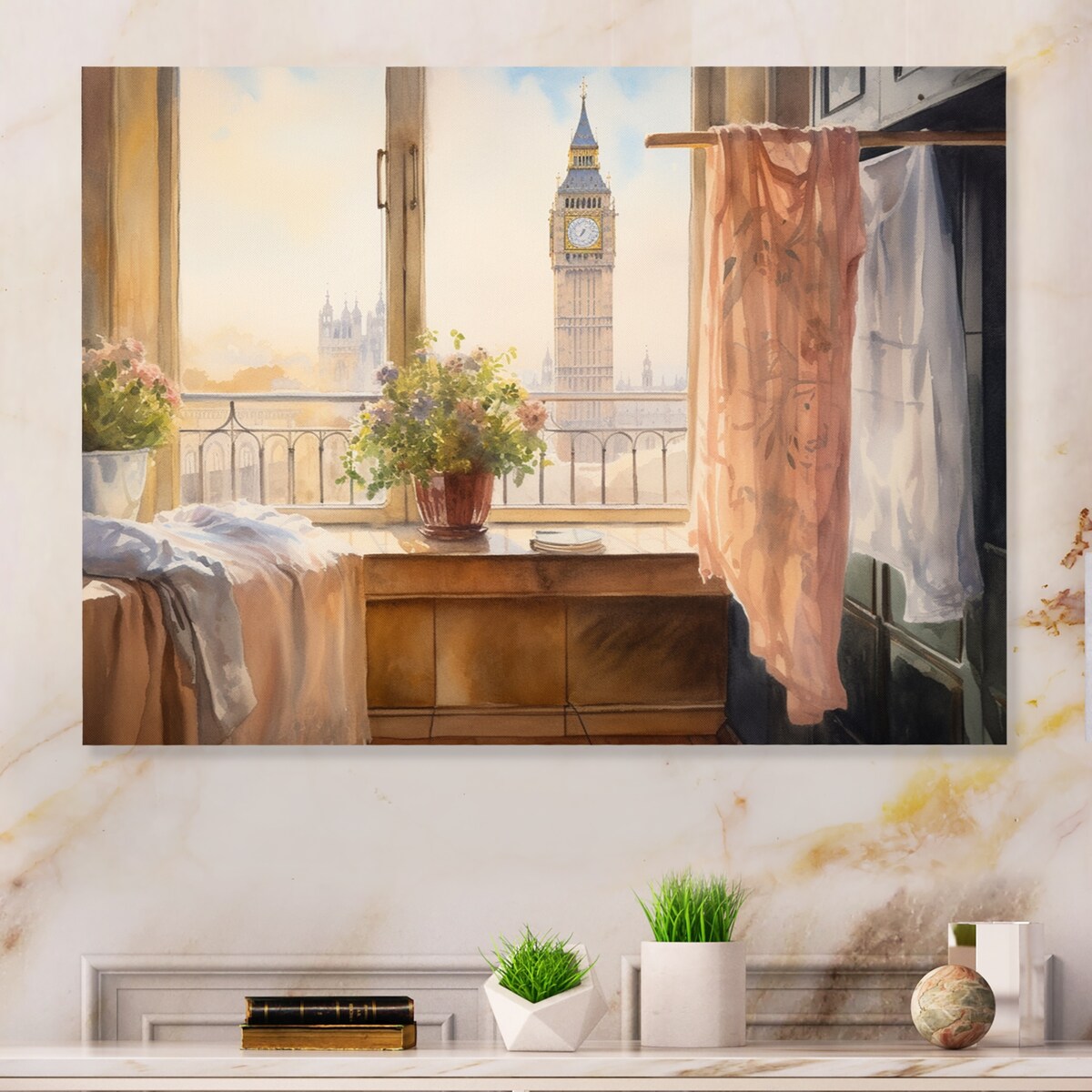 Designart "Capturing London Cityscape" City London Metal Wall Art