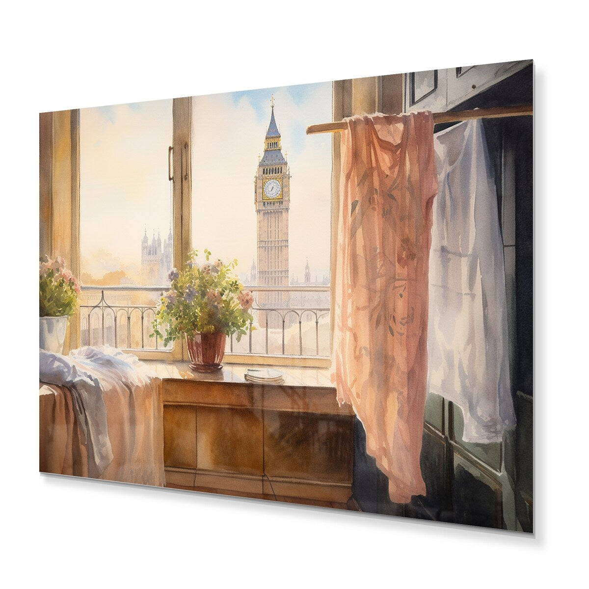 Designart "Capturing London Cityscape" City London Metal Wall Art